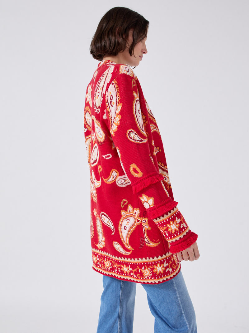 Hayley Menzies Jimi Cardigan Red