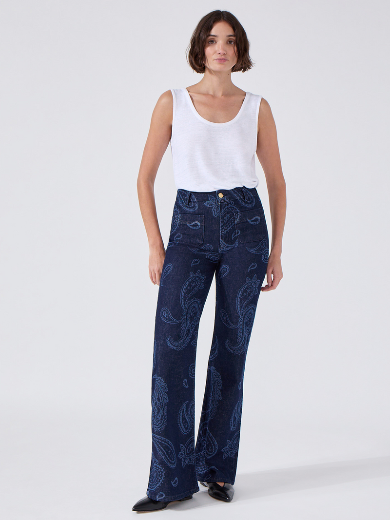 hayley menzies Jimi Flare Jeans Indigo