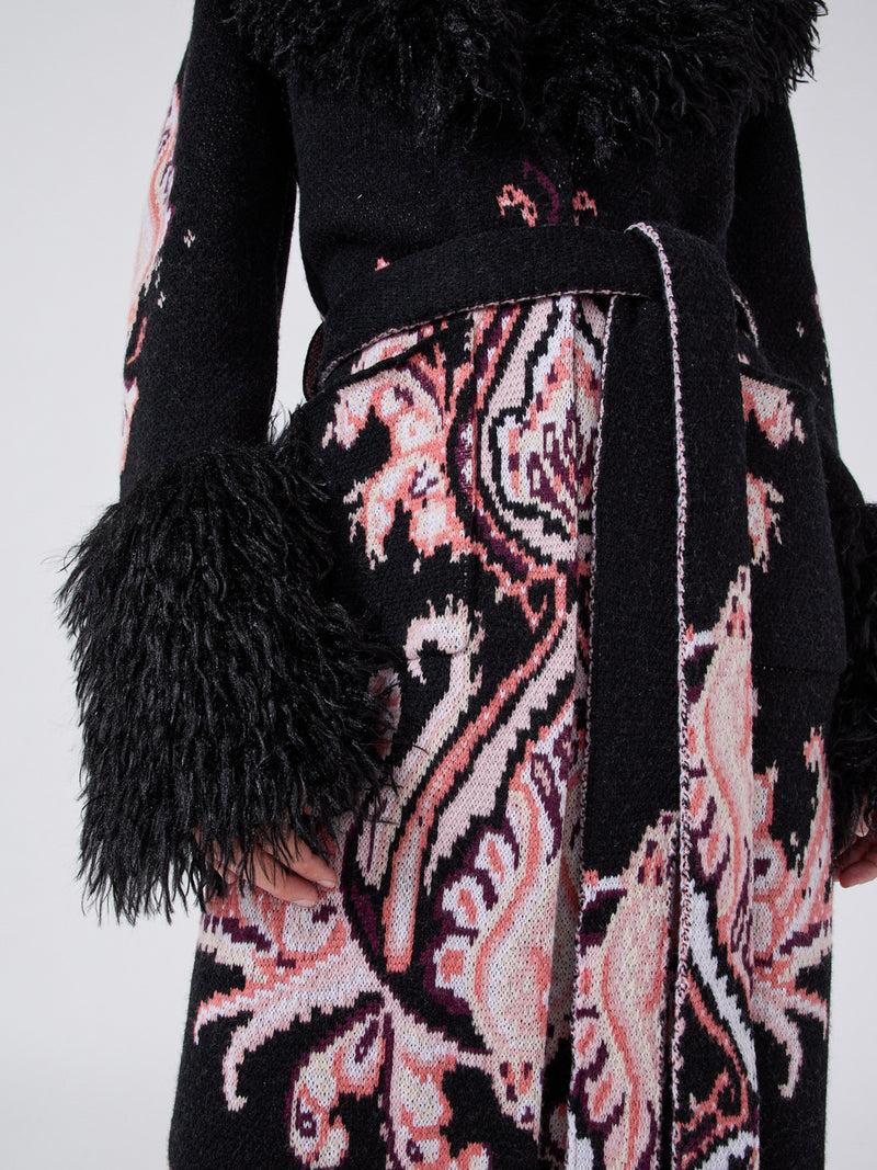 Hayley Menzies Jimi Merino Coat Black