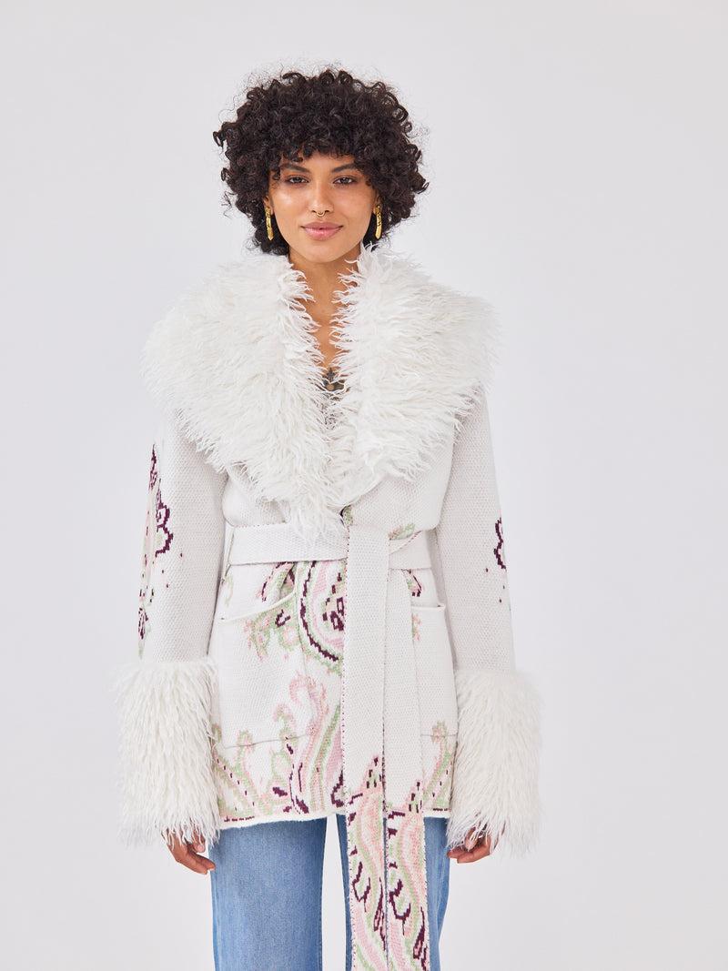 hayley menzies Jimi Merino Jacket Cream