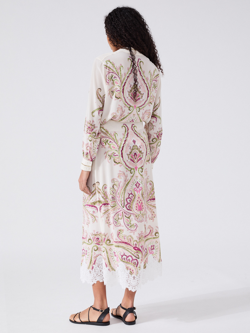 Hayley Menzies Jimi Silk Skirt Cream