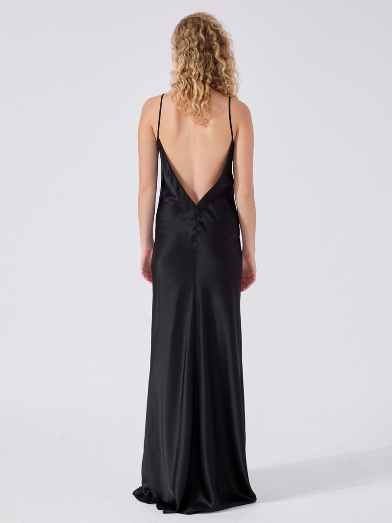Hayley Menzies Kate Silk Dress Black