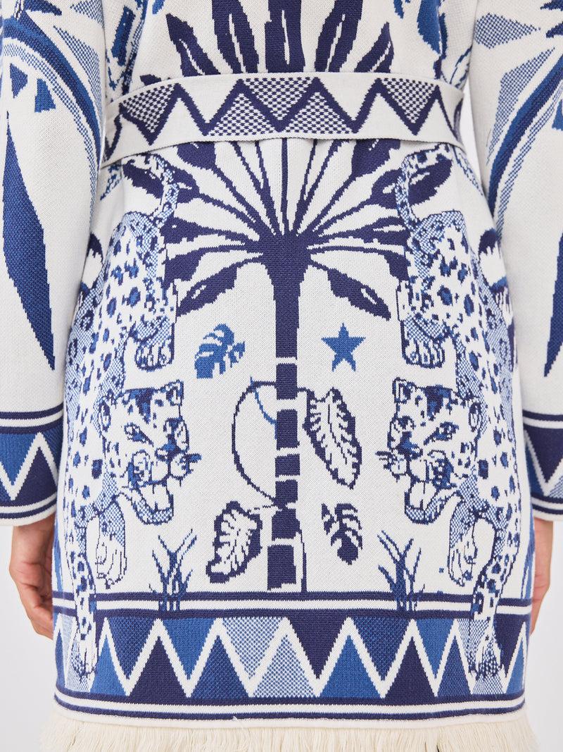 Hayley Menzies Magic Leopard Cardigan Cream