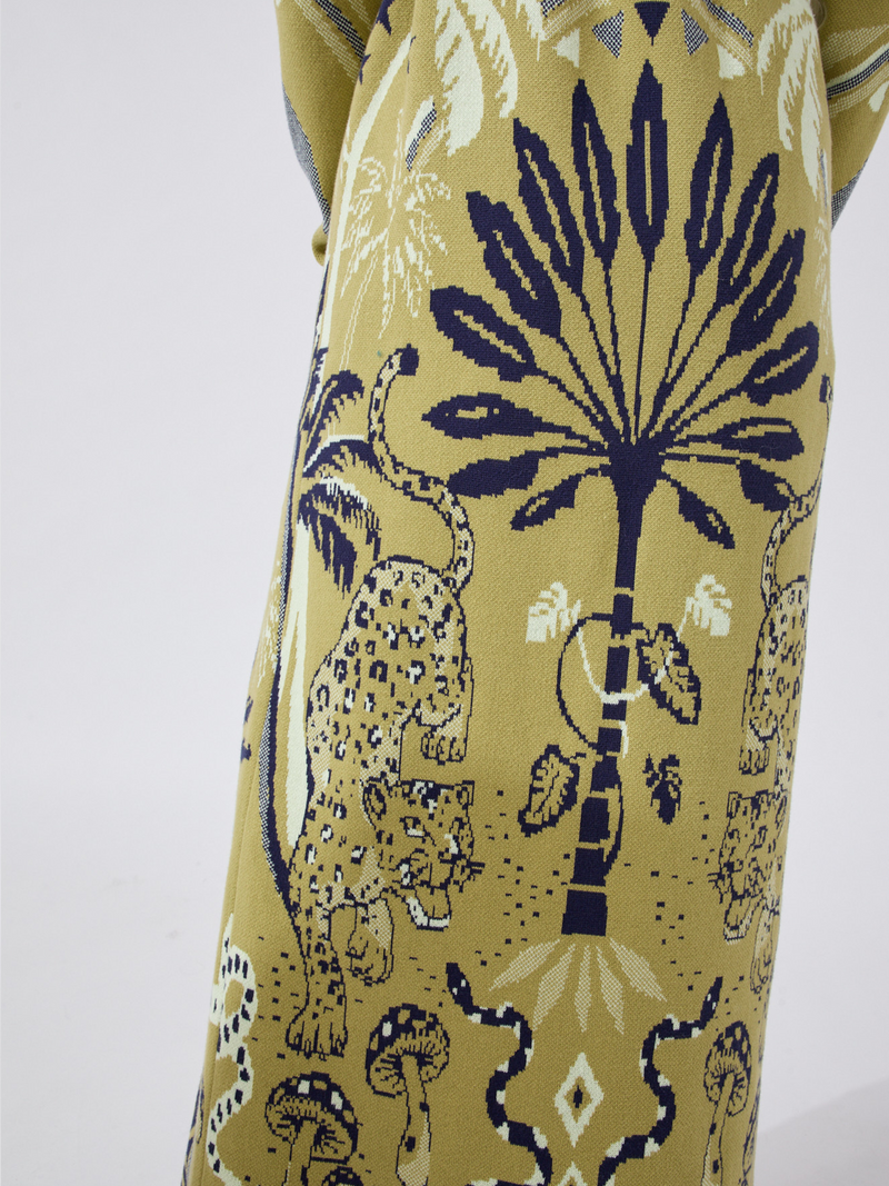 Hayley Menzies Magic Leopard Duster Green