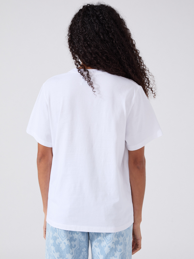 Hayley Menzies Pussy Power T-Shirt White