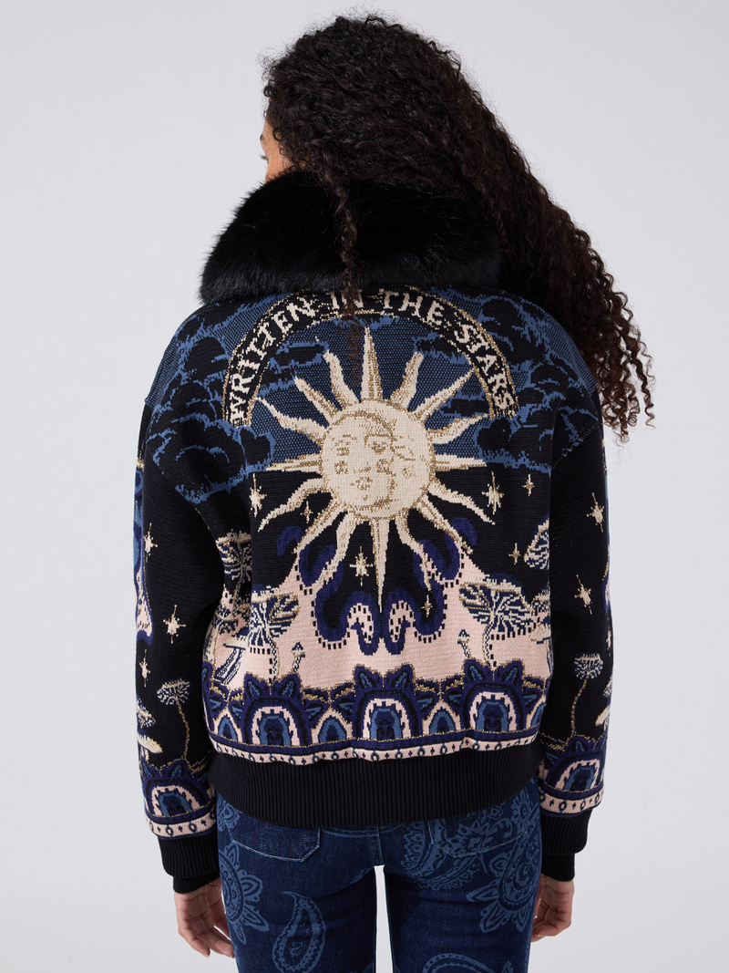 Hayley Menzies Written In The Stars Bomber Black