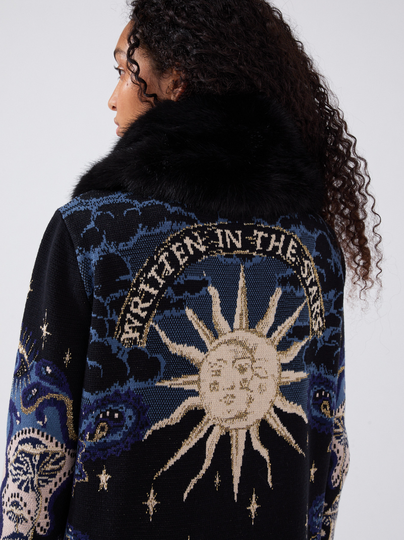 Hayley Menzies Written In The Stars Coat Black