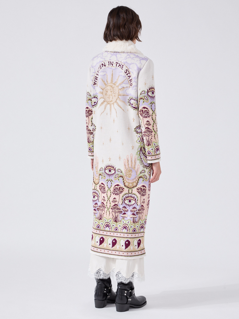 Hayley Menzies Written In The Stars Coat Cream