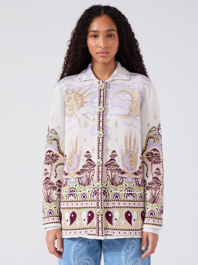 hayley menzies Written In The Stars Jacket Cream