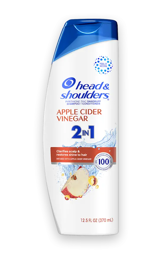 head & shoulders Apple Cider Vinegar Dandruff 2 in 1 Dandruff Shampoo and Conditioner for Daily Use Paraben Free