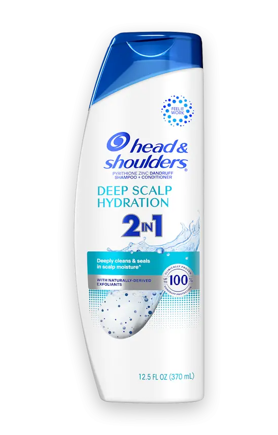 head & shoulders Deep Scalp Hydration 2 in 1 Anti-Dandruff Shampoo and Conditioner for Daily Use Paraben Free