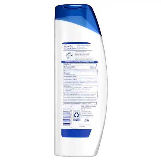 Head & Shoulders Deep Scalp Hydration Anti-Dandruff Shampoo For Daily Use Paraben Free