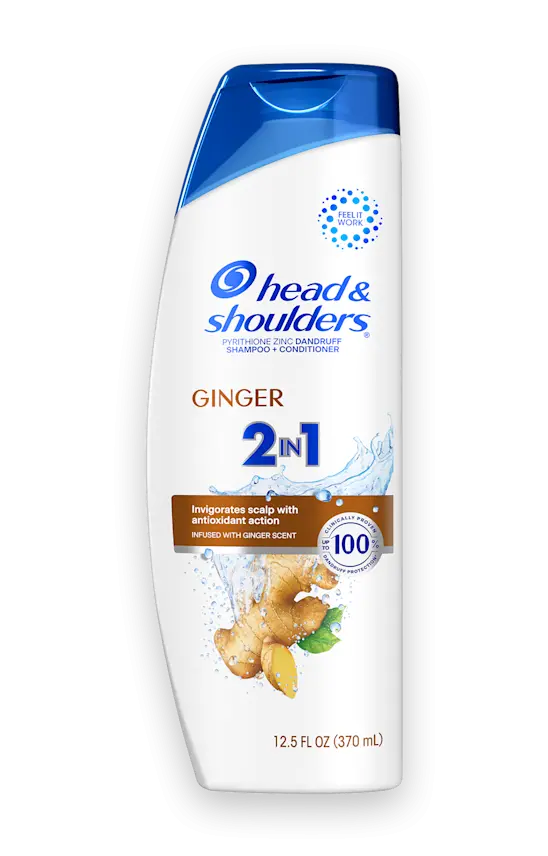 head & shoulders Ginger 2 in 1 Anti-Dandruff Shampoo and Conditioner for Daily Use Paraben Free