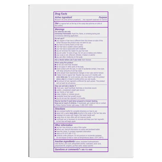 Head & Shoulders Scalp X Womens Minoxidil Treatment