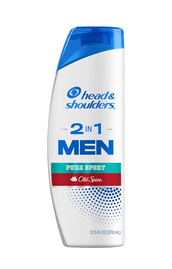 head & shoulders Mens 2 in 1 Dandruff Shampoo and Conditioner Old Spice Pure Sport