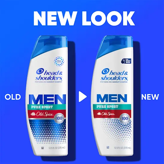 Head & Shoulders Mens Dandruff Shampoo Old Spice Pure Sport