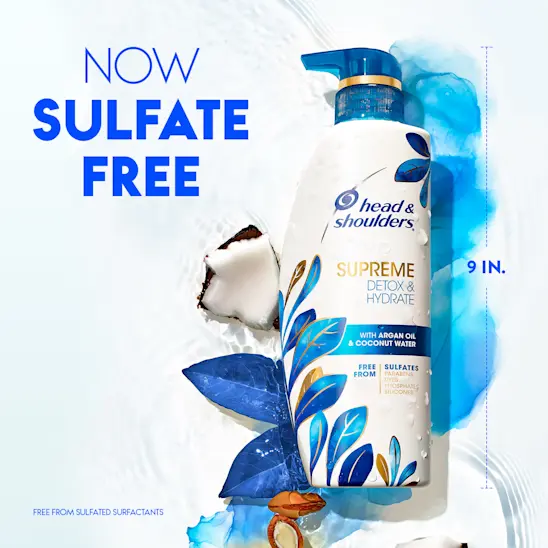 Head & Shoulders Supreme Sulfate Free Detox & Hydrate Shampoo