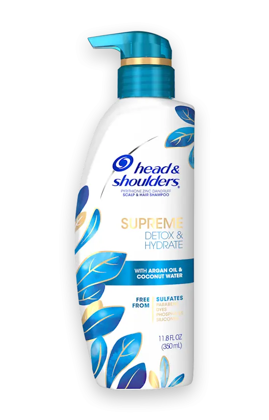 head & shoulders Supreme Sulfate Free Detox & Hydrate Shampoo