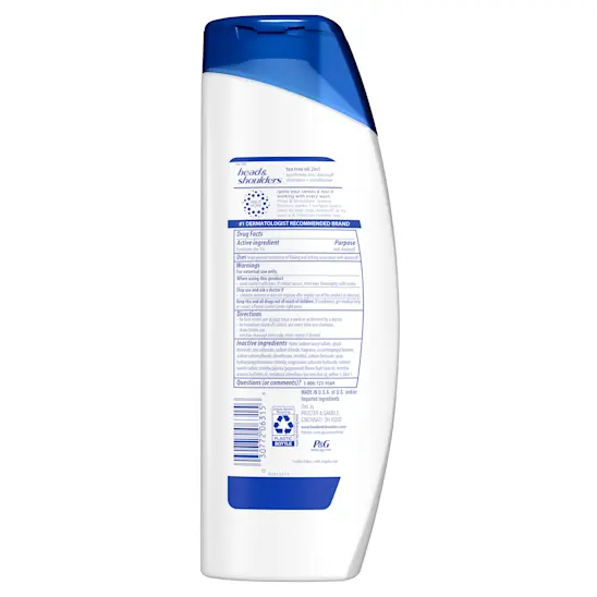 Head & Shoulders Tea Tree Oil Anti-Dandruff 2 In 1 Dandruff Shampoo And Conditioner For Daily Use Paraben Free