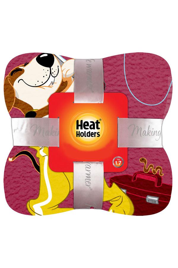 heat holders Active Pup Oversized Throw/Blanket Coral