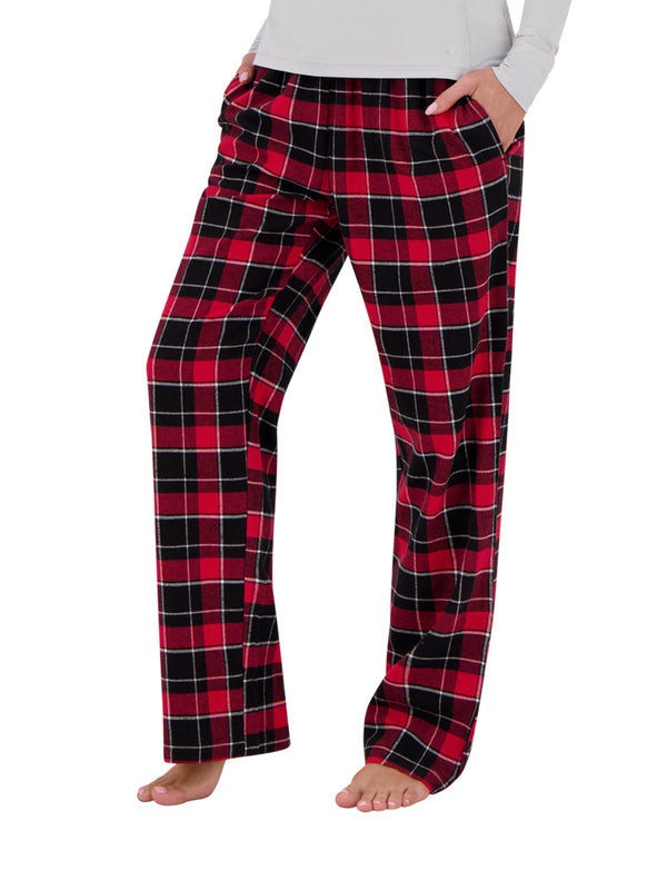 Heat Holders Florence Flannel Pajama Pants Red/Black