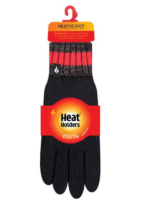 heat holders Boys Discovery Gloves Black/Red