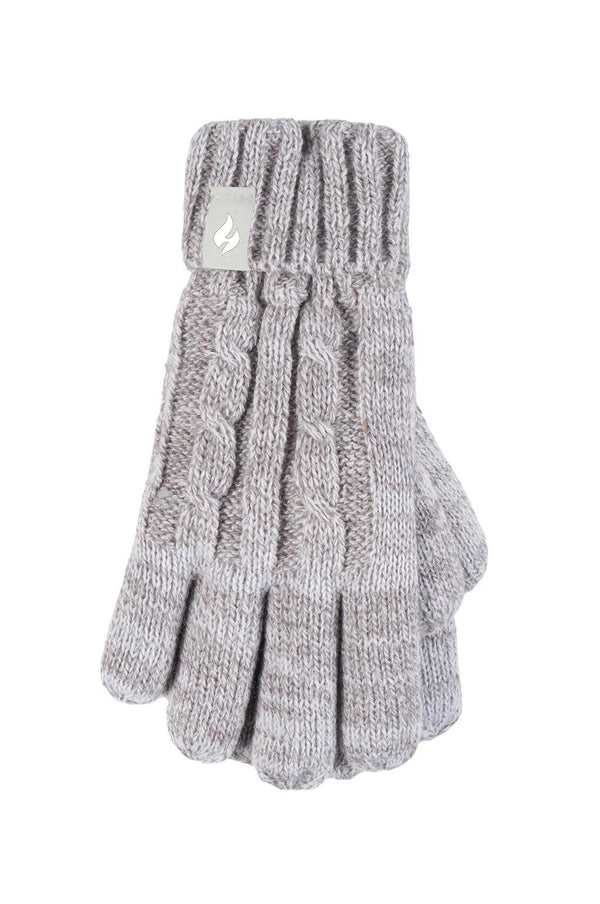 Heat Holders Kids' Gloves Cream/Oat