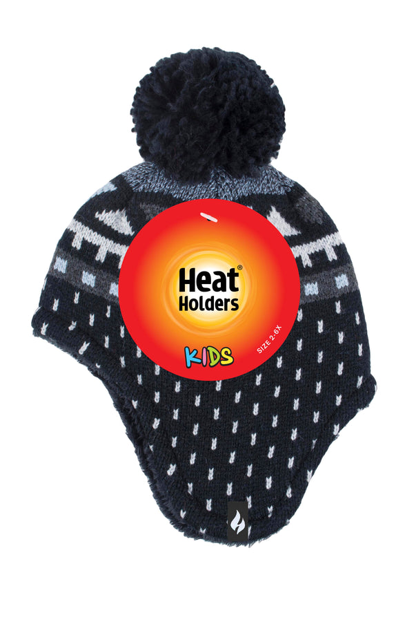 Heat Holders Kids' Mountaineer Hat Black