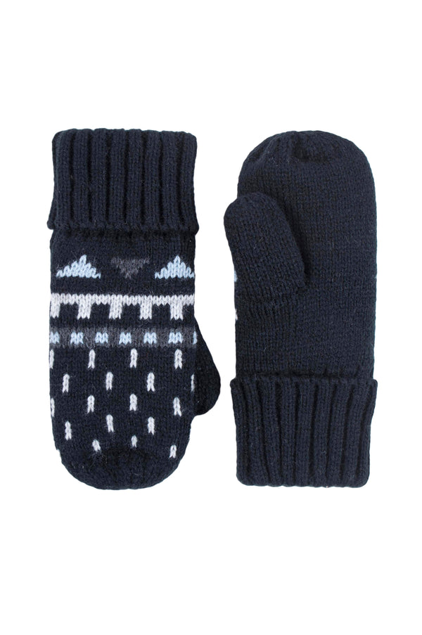 Heat Holders Kids' Mountaineer Mittens Black