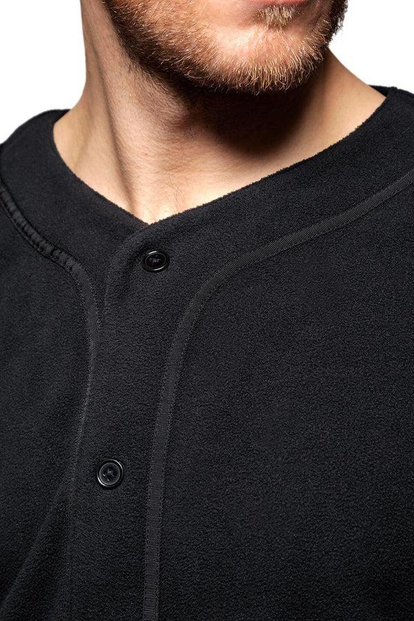 Heat Holders Men's Button Front Shirt Graphite