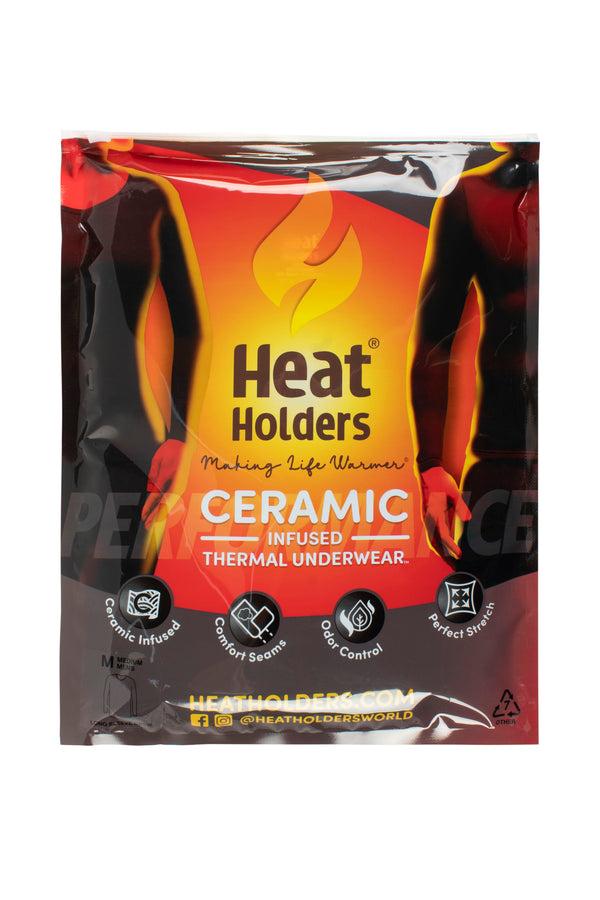 heat holders Men’s Ceramic Base Layer Top Charcoal