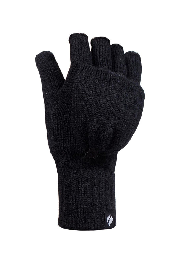 Heat Holders Men's Converter Gloves Black