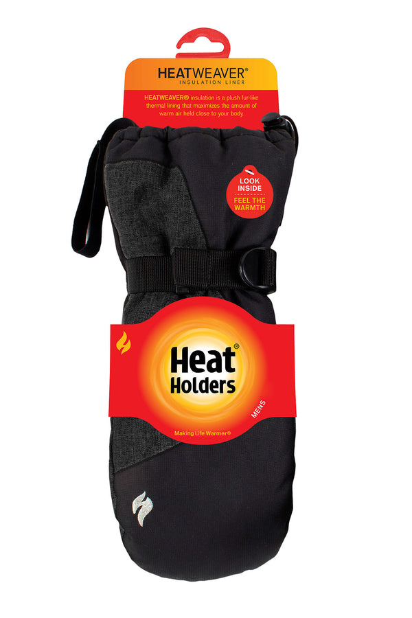 heat holders Men's High Performance Mitts Black