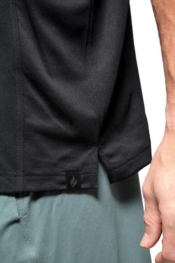 Heat Holders Men's High V-Neck T-Shirt Graphite