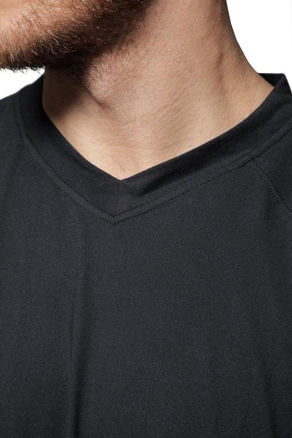 heat holders Men's High V-Neck T-Shirt Graphite