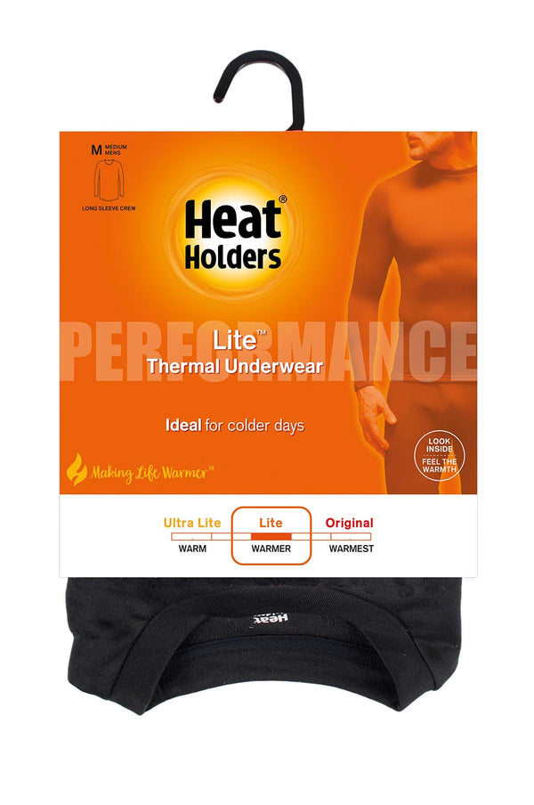 heat holders Men's LITE™ Base Layer Top Black