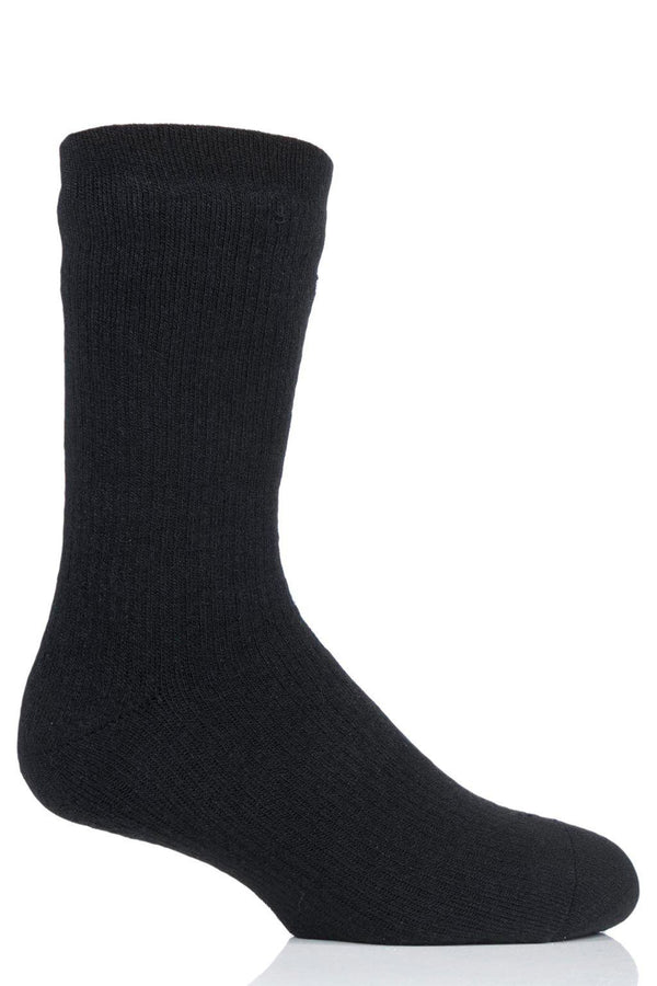 Heat Holders Men's Max Waterproof Crew Sock Black