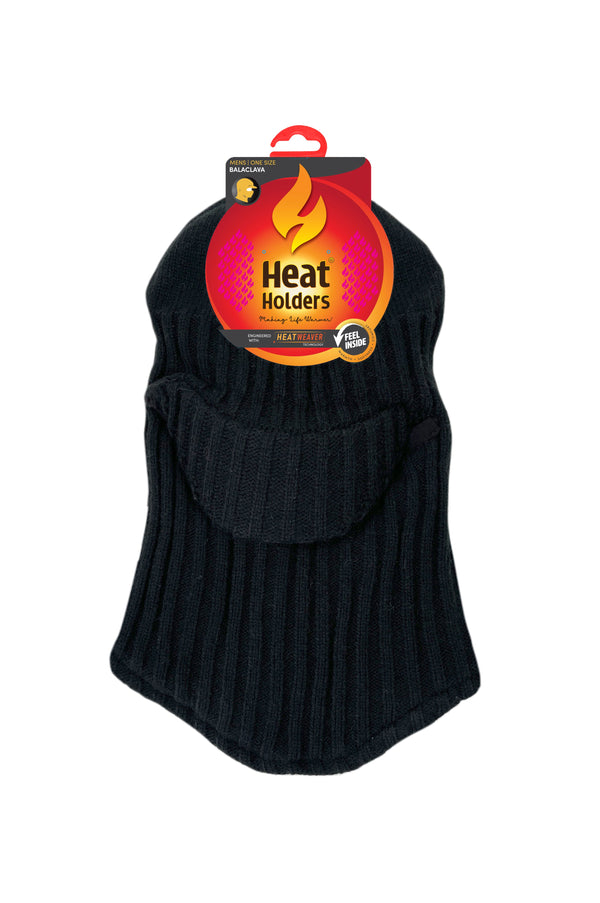 heat holders Men's Rocky Balaclava Hat Black