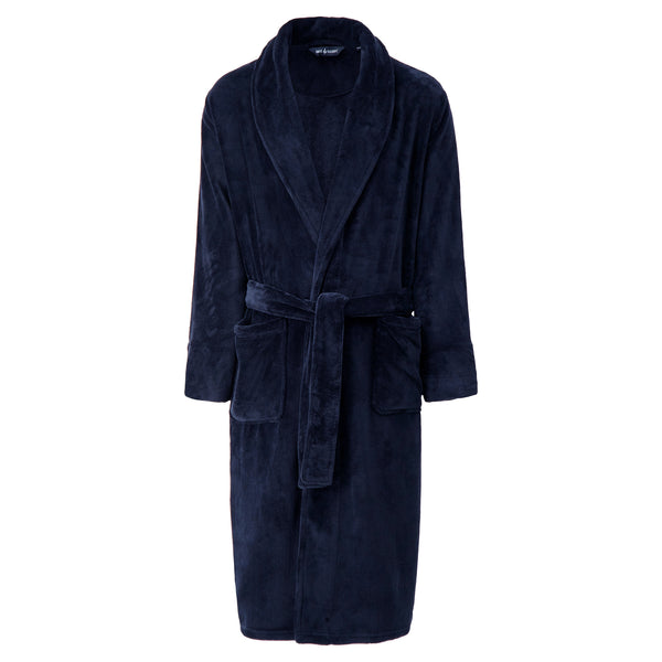 Heat Holders Men's Spa Robe Black