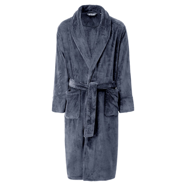 Heat Holders Men's Spa Robe Black