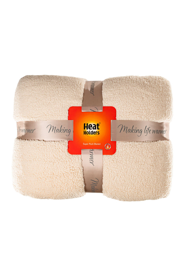 Heat Holders Super Plush Blanket - King Ivory