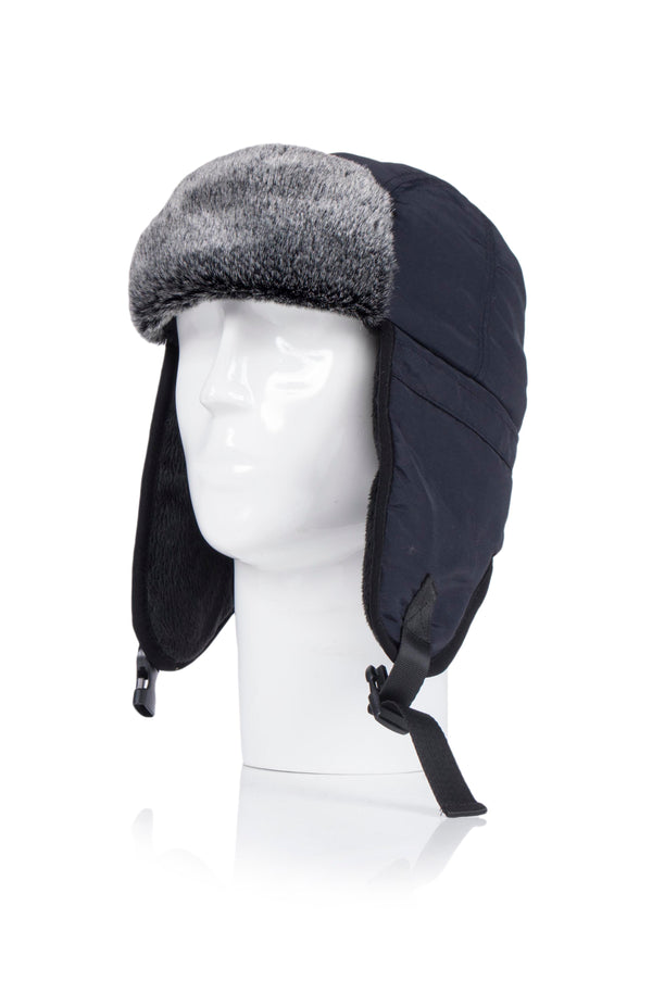 Heat Holders Tim Aviator Hat Black