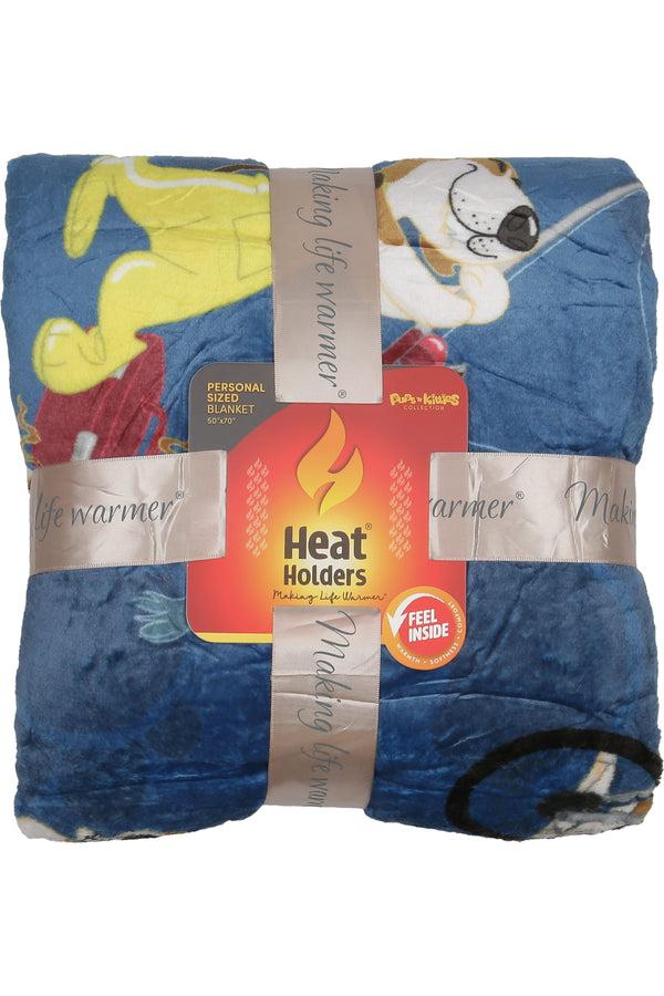 heat holders Unisex Buddy Pup Printed Blanket Blue