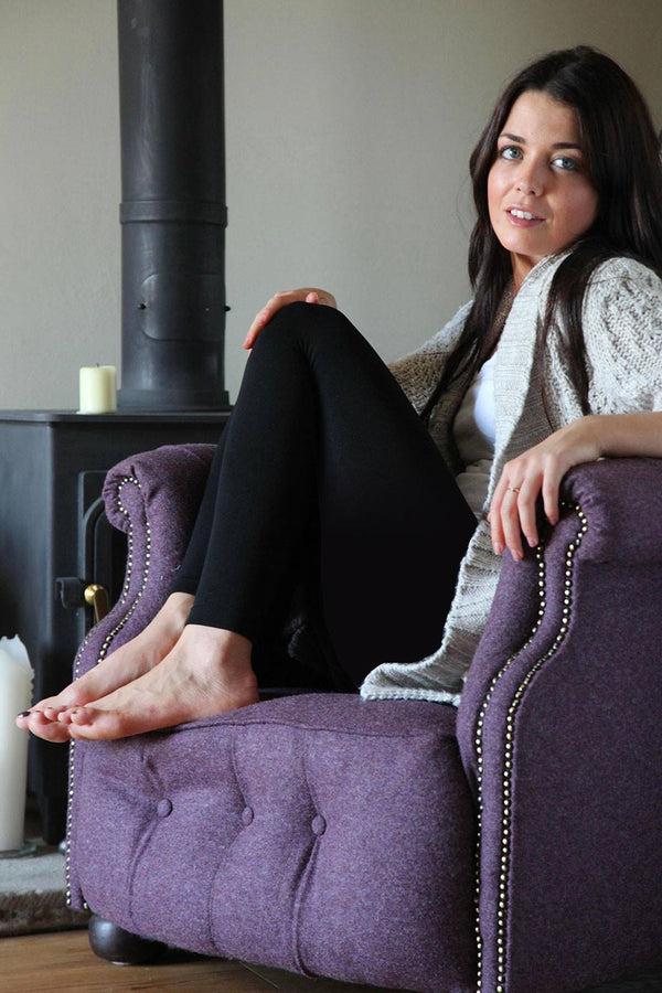 Heat Holders Women's Footless Tights Black