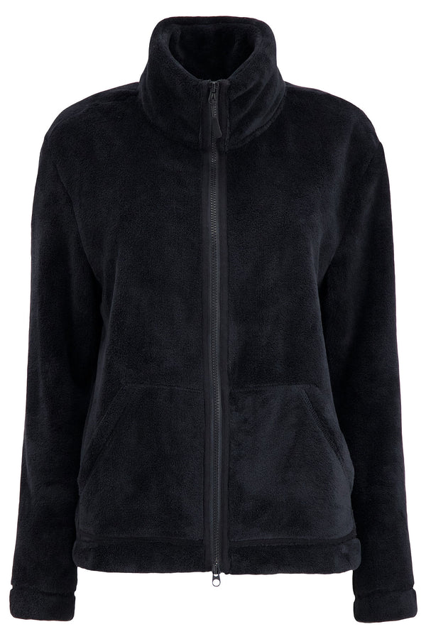 heat holders Women's Plush Zip-Front Jacket Black