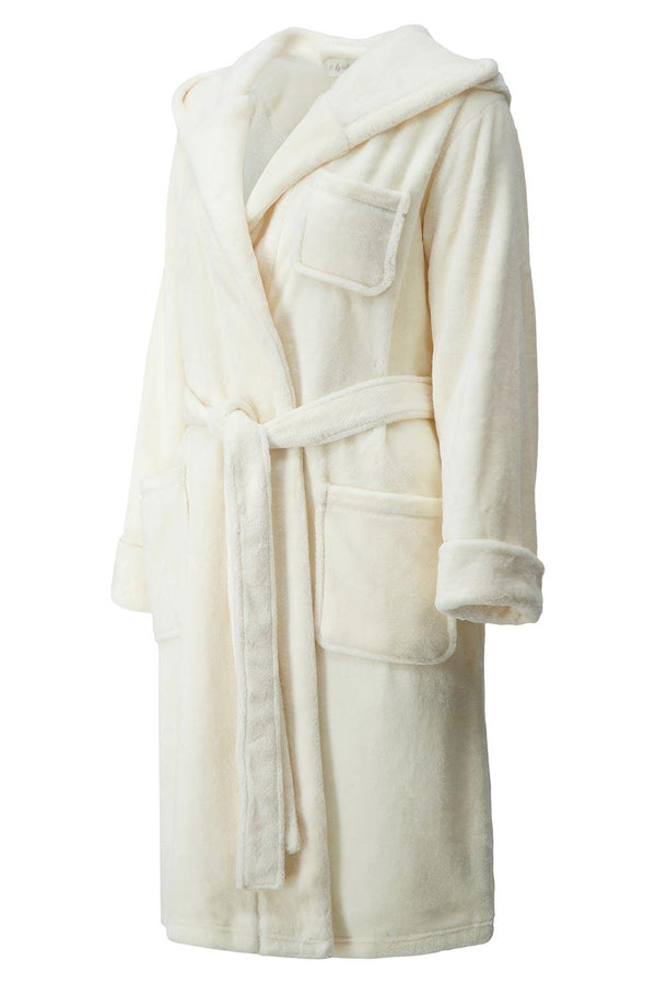 Heat Holders Women's Spa Robe Ivory