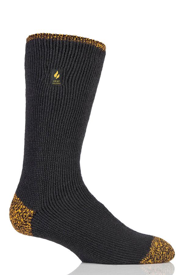 Heat Holders Heat Holders Worxx® Men's LITE™ Socks Charcoal/Yellow