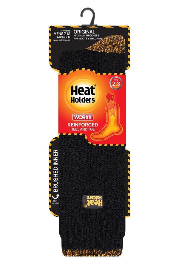 heat holders Heat Holders Worxx® Men's Long Socks Black/Yellow heat holders Heat Holders Worxx® Men's Long Socks Black/Yellow