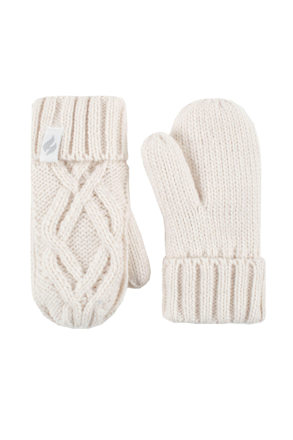 Heat Holders KIds' Majestic Explorer Mittens Buttercream