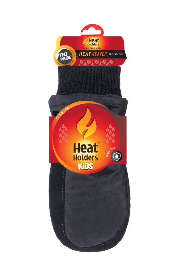 heat holders Kids' Snowday Performance Mittens Black